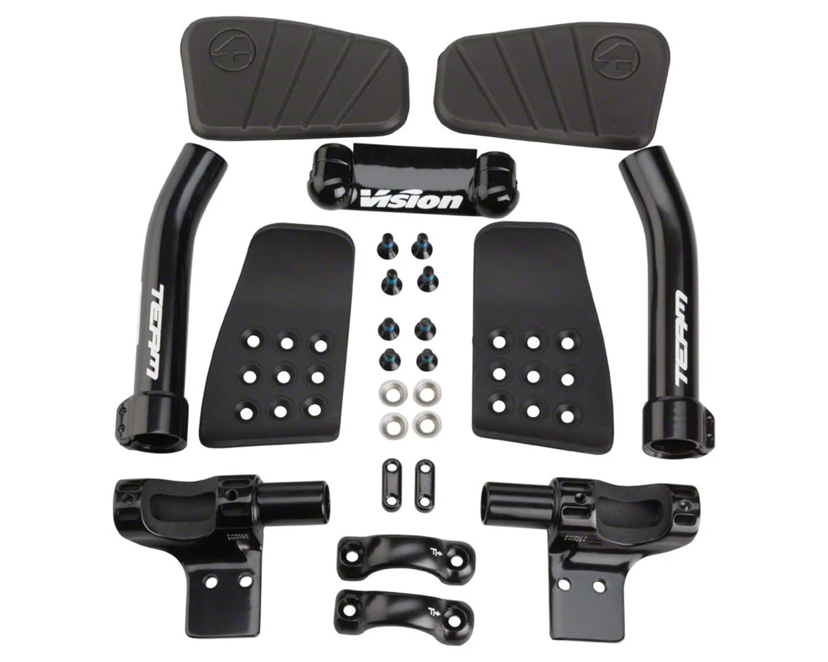 Vision Team Mini Clip-On Aero Bars (Black) - view 2
